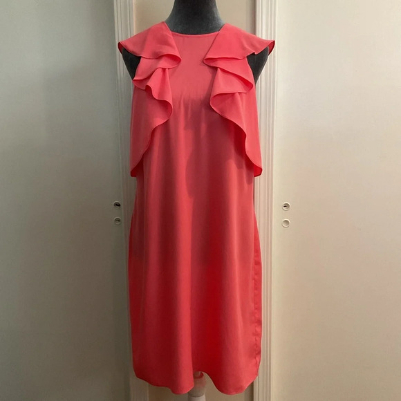 ❤️ Charming Charlie Ruffle Hem Dress - Picture 1 of 4